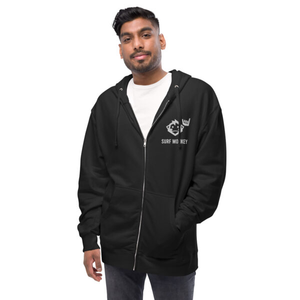 unisex-fleece-zip-up-hoodie-black-front-2-6452414f0c1fb.jpg